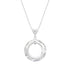 Silver pendant "Cosmic Ring" with Swarovski™ crystals